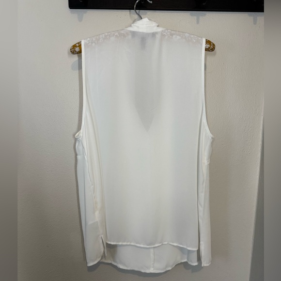 Eloquii White Sleeveless Blouse - Picture 2 of 8